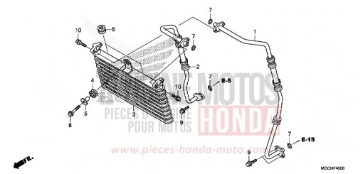 REFROIDISSEUR D'HUILE CB1100NAH de 2017